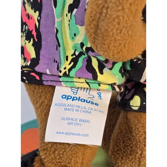 Vintage Scooby Doo Plush with Surf Board 1999 by Applause 12" Posable - Picture 5 of 9